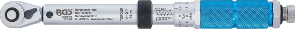 Momentový klíč 1/4", 3 - 24 Nm - B72089