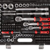 Profesionální gola sada 1/4", 3/8" a 1/2" s klíči, 220 ks
