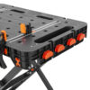 Skládací pracovní stůl Tactix, přenosný , 864 x 544 mm - TC326160