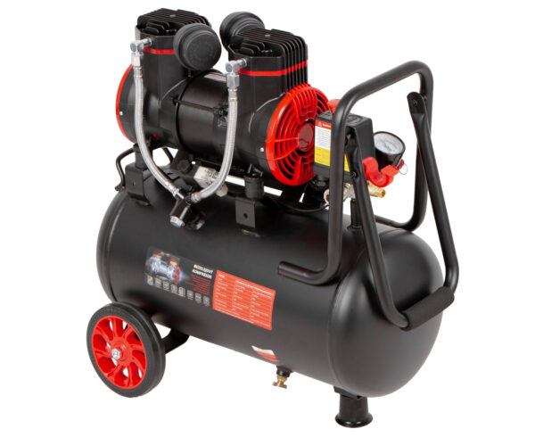 Bezolejový kompresor 24L, 1450W, 2 písty  - AH0024