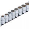 Nástrčné hlavice dvanáctihranné 1/2", 10 kusů, BGS - B9114