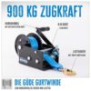Ruční pásový naviják Güde GGHW 900/8, 900 kg, 8 m - GU38355