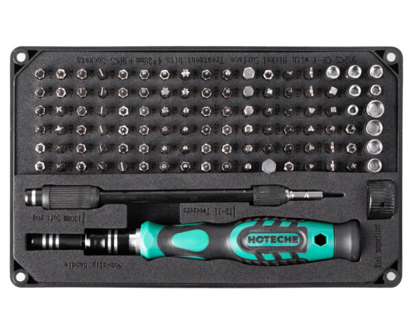 Sada bitů s adaptérem pro jemnou mechaniku, 106 ks - HT251106