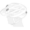 Klipy k přichycení čelovky PETZL na přilbu UNI ADAPT, 4 ks - E000BA00
